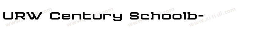 URW Century Schoolb字体转换